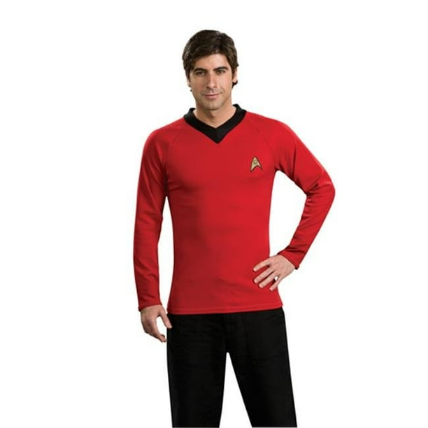 Chemise Rouge Classique Star Trek XL