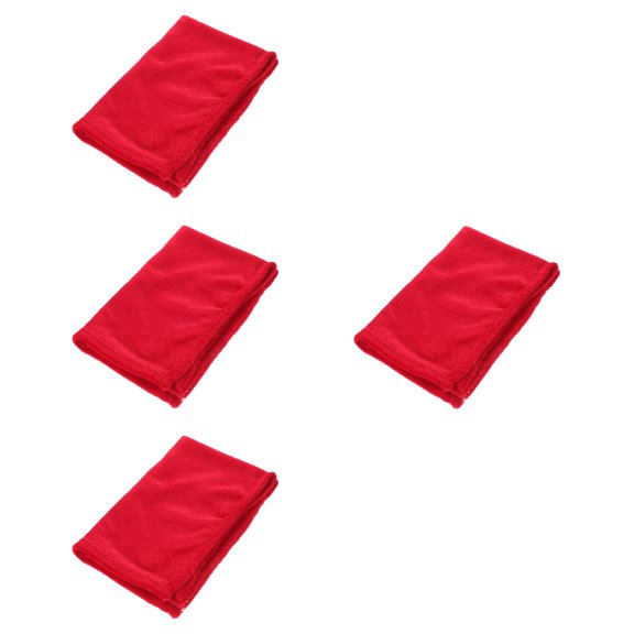 MERRYHAPY Red Flannel Fleece Pet Blanket, Lightweight, Extra Warm, Soft and Cozy for Dogs and Cats, Perfect for All Seasons