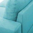 thumbnail image 7 of Hommoo Modern Flannelette L Shaped Couches and Sofas Model, 4 Seat Sectional Sofa Living Room Furniture Sets for Home, Green(No Ottomans), 7 of 7