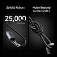 thumbnail image 3 of BENFEI USB B to USB C Printer Cable 6.6ft, Nylon Braided, Premium Aluminium Alloy Case, 3 of 8