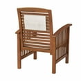 thumbnail image 2 of Alaterre Furniture Lyndon Eucalyptus Wood Outdoor Chair with Cushions - Set of 2, Natural, 2 of 7