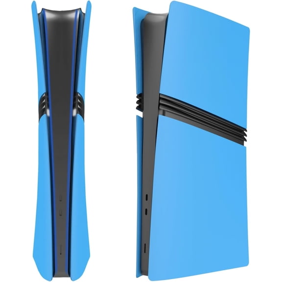 Digital Edition Cover Plates for PS 5 Pro Console, Shell Panels Compatible with PlayStation 5 Pro Accessories Protective Replacement Faceplate (Starlight Blue)