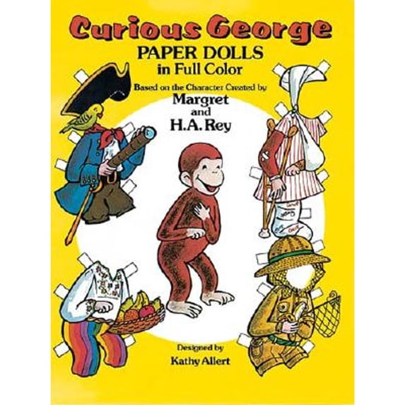 Pre-Owned Curious George Paper Dolls (Dover Paper Dolls) Paperback