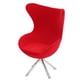 thumbnail image 2 of BR Silla En Miniatura Mini Sofá Flocado Muebles Modelo De Decoración Accesorio Para Casa De Muñecas 1:12 Color Rojo, 2 of 10