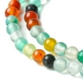 thumbnail image 3 of Natural Agate Round Bead Strands Dyed 3mm Hole: 0.8mm 126pcs/strand 15 inch, 3 of 5