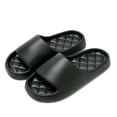 thumbnail image 2 of Unisex EVA Slides Black - Non-Slip Waterproof Pool & House Slippers, Comfortable Lightweight Sandals for Men and Women,Size 40, 2 of 4