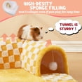 thumbnail image 6 of Guinea Pig Hideout Tunnel House Large, Removable Cozy Guinea Pig Hides and Tubes Fleece for Cage Corner Rat Toy, Soft Small Animal Tunnel for Rats Chinchillas Ferrets, 6 of 6