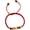 Deep Red, variant on Handmade Snake Year Red String Bracelet, Zodiac Good Luck Charm for Protection and Prosperity, Personalized Chinese Astrology Symbol for Men and Women