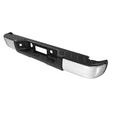 thumbnail image 5 of MOSTPLUS Chrome Rear Bumper for 2007-2013 Chevy Silverado GMC Sierra 1500 Pickup w/o sensor, 5 of 7