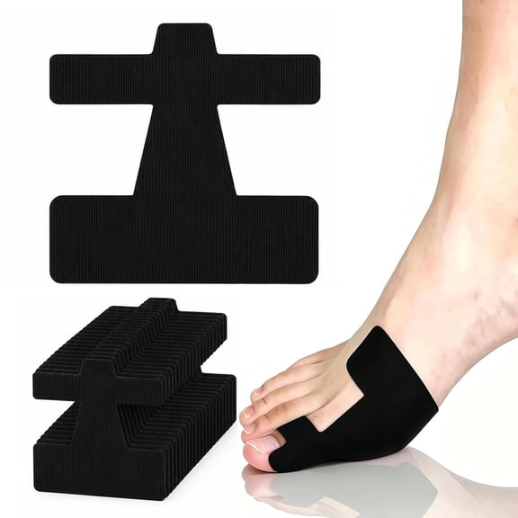 Precut Kinesiology Tape for Bunion, 40 Pcs, Precut Kinesiology Tape for Bunion Support Tape, Toe Pain Relief, Breathable, Waterproof, Hypoallergenic, Latex-Free