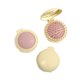 thumbnail image 1 of Vogacara Peine plegable Cepillo para el cabello Espejo de maquillaje Masajeador Tamaño de bolsillo portátil Forma redonda Peines de aseo Pinceles de maquillaje y herramientas Amarillo, 1 of 6