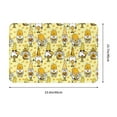 thumbnail image 3 of Goofa 16"x24" Inches Garden Honeybee Gnomes Doormats for Outdoor Entrance - Non-Slip Welcome Mat, Heavy Duty Door Mats Outdoor, Spring Doormat, 3 of 9