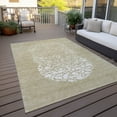 thumbnail image 6 of Addison Rugs Chantille Indoor/Outdoor Transitional Circles Beige Washable Rectangle Rug, 9' x 12', 6 of 6