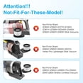 thumbnail image 4 of 6-Piece Filter Kit for Shark IX141 IZ140, Includes 2 HEPA + 4 Foam & Felt Filters, Parts 616FJ140 & 617FJ140, 4 of 5