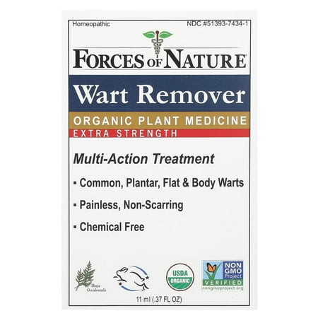Forces of Nature Wart Control Organic Extra Strength - 11 ml