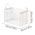 thumbnail image 6 of Zhuke Clear Storage Bag Set with Zipper Closure Heavy Duty Cube Storage Bin Box, 6 of 6