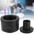 thumbnail image 1 of Microscope Adapter Ring, Microscope Metal Adapter Wide Applicability M42 Bayonet 23.2mm T Mount Record Image  For Fuji FX Mount Camera, 1 of 8