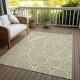 thumbnail image 6 of Addison Rugs Chantille Indoor/Outdoor Transitional Circles Tan Washable Rectangle Rug, 2'6" x 3'10", 6 of 6