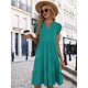 thumbnail image 5 of Vestido de verano MixShe 2025, casual, primavera, midi, verde lago, 5 of 7