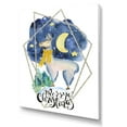 thumbnail image 2 of Designart Cute Christmas Llama Children's Art Canvas Wall Art, 2 of 4