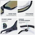 thumbnail image 4 of Gafas de sol RIVBOS Polarized Sports Tr90 Frame RB831, color negro y gris, 4 of 6