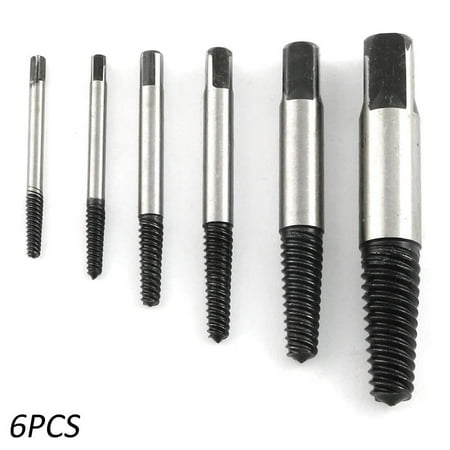 

Thinsont 6PCS Screw Extractor Set Drill Bits Guide Broken Screws Remover Fix Broken Screw Pipe
