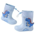 thumbnail image 1 of Bottes pour Enfants Non Classiques Bottes de Pluie Commandant Chaussures de Pluie Dessin Animé Dinosaure pour Enfants Design 2 Chaussures de Randonnée Durables pour Filles pour Jeu Extérieur Maison de Poupée Lacets Bottes1, 1 of 3