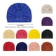 thumbnail image 5 of Qarigey Nudo Turbante musulmán Hijab Beanie Color sólido Moda Pañuelo plisado Accesorios de estilo femenino Gorros Gorros Banquete Sombreros Amarillo, 5 of 6