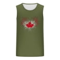 thumbnail image 3 of Camiseta sin mangas de cuello redondo para hombre, ropa de ocio, fitness, para el hogar, pijama, camiseta con estampado a color, blusa deportiva de poliéster para hombre, 3 of 4