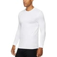 thumbnail image 4 of 32 DEGREES Men's Heat Long Sleeve Scoop Neck Tee 2-Pack (XL, White/Grey), 4 of 5