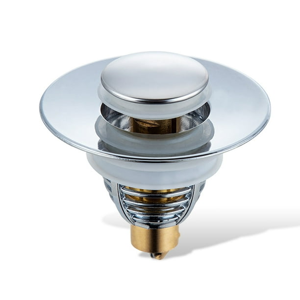 Naiovety Tapón de desagüe para fregadero de baño, cubierta de filtro, colador de bañera, piezas de repuesto, accesorios para el hogar para Accesorios de baño Tipo inoxidable
