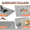 thumbnail image 5 of Extra Large Silicone Cat Litter Mat, Waterproof/Urineproof, Litter Recycling, Easy to Clean, Soft on Kitty Paws (28"X40"-Grey), 5 of 7
