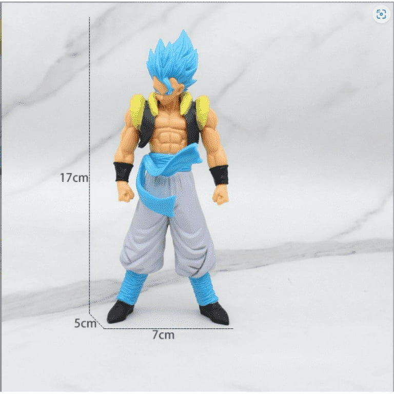 SeekFunning 6 pcs Dragon Ball Z Figures Set: Super Saiyan Goku Son Blue  Gokou Vegeta & Broly Action Figures 