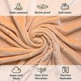 thumbnail image 2 of JULY HOME Flannel Fleece Throw Blankets for Couch Bed or Sofa - Soft 330GSM Bedspreads Queen Size - Lightweight Warm Plush Microfiber Blanket for Home and Bedroom (Queen 90"x90", Beige), 2 of 6