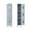 Gray, variant on MIIIKO 3-Tier Metal Locker Steel Employees Lockers for Office, Metal Storage Locker Cabinet with Louvers, 3 Door Locker for Employee Gym, Home, School
