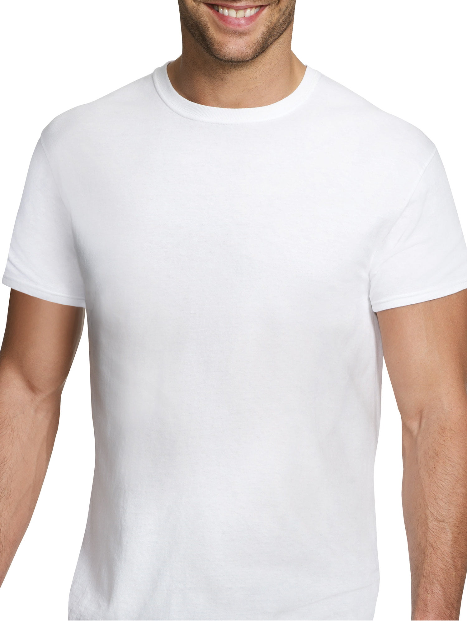 Hanes - Hanes Men's Comfort Flex Fit Crew T-Shirt 3 Pack - Walmart.com ...