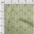 thumbnail image 1 of oneOone Polyester Lycra Fabric Leaves & Floral Artistic Decor Fabric Printed BTY 56 Inch Wide, 1 of 4