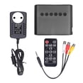 thumbnail image 1 of Mini projector, portable mini home theater projector, HD LED micro mobile phone same screen projector for laptop TV phone tablet, black EU plug 100-24, 1 of 5