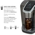 thumbnail image 5 of Keurig K-Elite Single Serve K-Cup Pod Coffee Maker, with Strength and Temperature Control, Iced Coffee Capability, 8 to 12oz Brew Size, Programmable, Brushed Slate, 5 of 5