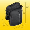 thumbnail image 2 of Bolsa de maletero para bicicleta Topeak MTX DXP 22,6 L, negra, 2 of 4