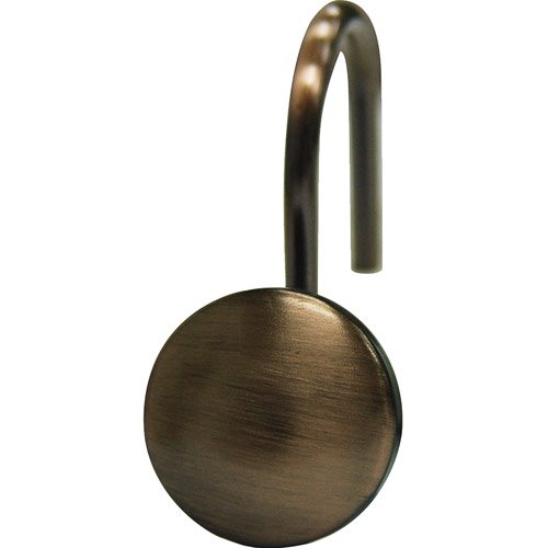 Elegant Home Decorative Shower Hooks, Rubbed Bronze