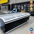 thumbnail image 2 of 98 in. Commercial Island Freezer Display Case, NSF Certified,  Supermarket Chest Freezer ,Large Capacity Chest Freezer, 2 of 8