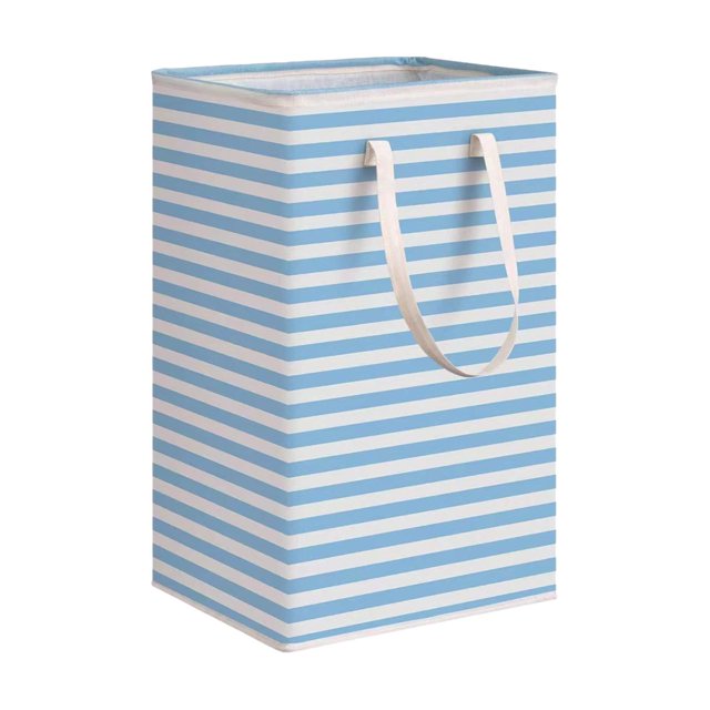 simhoa Collapsible Large Laundry Basket Foldable Dirty Clothes Laundry Basket Container 100ml and blue