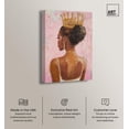 thumbnail image 2 of Glossy Allure Canvas Ebony Portrait Art by Art Remedy, Gallery Wrapped, 16" x 24", 2 of 7