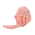 thumbnail image 1 of Xihbxyly Toalla de Terciopelo Coral para El Cabello, de Secado Rápido, Suave y Absorbente, con Cómodo Diseño de Botones, Esencial para El Cuidado Del Cabello, Ideal para El Hogar, El Gimnasio y Viaje, 1 of 1