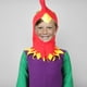 thumbnail image 2 of KAKOWELY 1 juego de disfraz de pollito para Halloween, disfraz de pollito para juego de rol, disfraz de actuación escénica para niños, 2 of 5