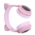 thumbnail image 1 of Auriculares , Uso Cómodo Luz LED Compacto Fácil De Transportar Auriculares Con Orejas De Gato Lindos AUX De 3,5 Mm Con Micrófono Para Juegos Para Música, 1 of 7