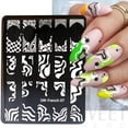 thumbnail image 5 of BESW Nail Stamping Plates with Geometric Templates, Stripes, Flowers, and 3D Designs Printing Tool SW-French 07, 5 of 5