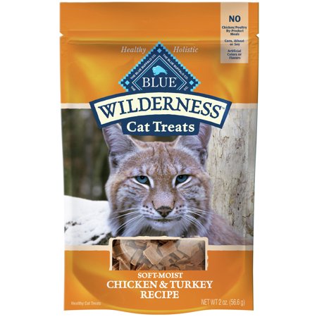 UPC: 0859610007905 | Blue Buffalo Wilderness Chicken & Turkey Flavor Soft Treats for Cats  Grain-Free  2 oz. Bag