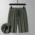 thumbnail image 2 of FUZHIQ Mens Shorts Casual 6 Inch Inseam Elastic Waistband Sweatpants Shorts Relaxed Fit Walking Summer Shorts Knee Length Cargo Pants,L, 2 of 7